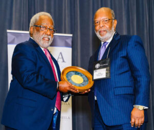 Medal of Honor recipient H.T. Smith and Craig Gibbs