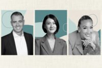 Gian Rodriguez of Kurv Industrial, Vicky Ban of Savills and Regina Sotomayor of Serhant