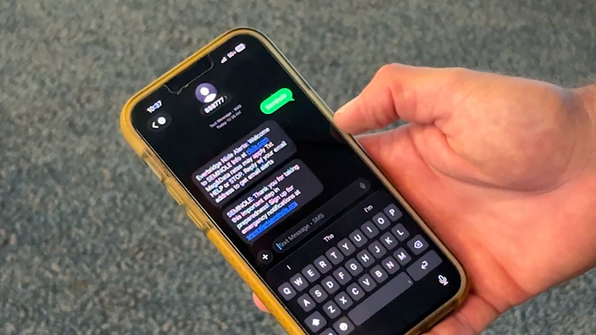 Most Central Florida residents can register with their county to receive cellphone alerts that are important safety updates for their neighborhood. (Spectrum News)