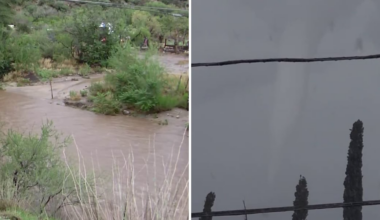 Monsoon storms flood Globe-Miami area, funnel cloud spotted