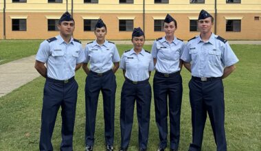 Five Orlando College of Osteopathic Medicine students complete U.S. Air Force training