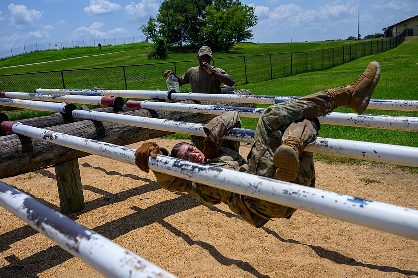 Radhika Vatsa tested her physical strength during the five-week OTS' Chiefs Warrior Challenge. Radhika Vatsa tested her physical strength during the five-week OTS' Chiefs Warrior Challenge.