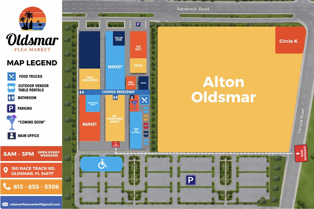 46-year-old Pinellas flea market staying put despite development