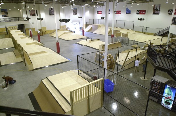 Inrerior of Van's Inc. a new indoor skate park at Festival Bay shopping complex on east end of I-drive. (PHOTO BY JOHN RAOUX/ORLANDO SENTINEL)