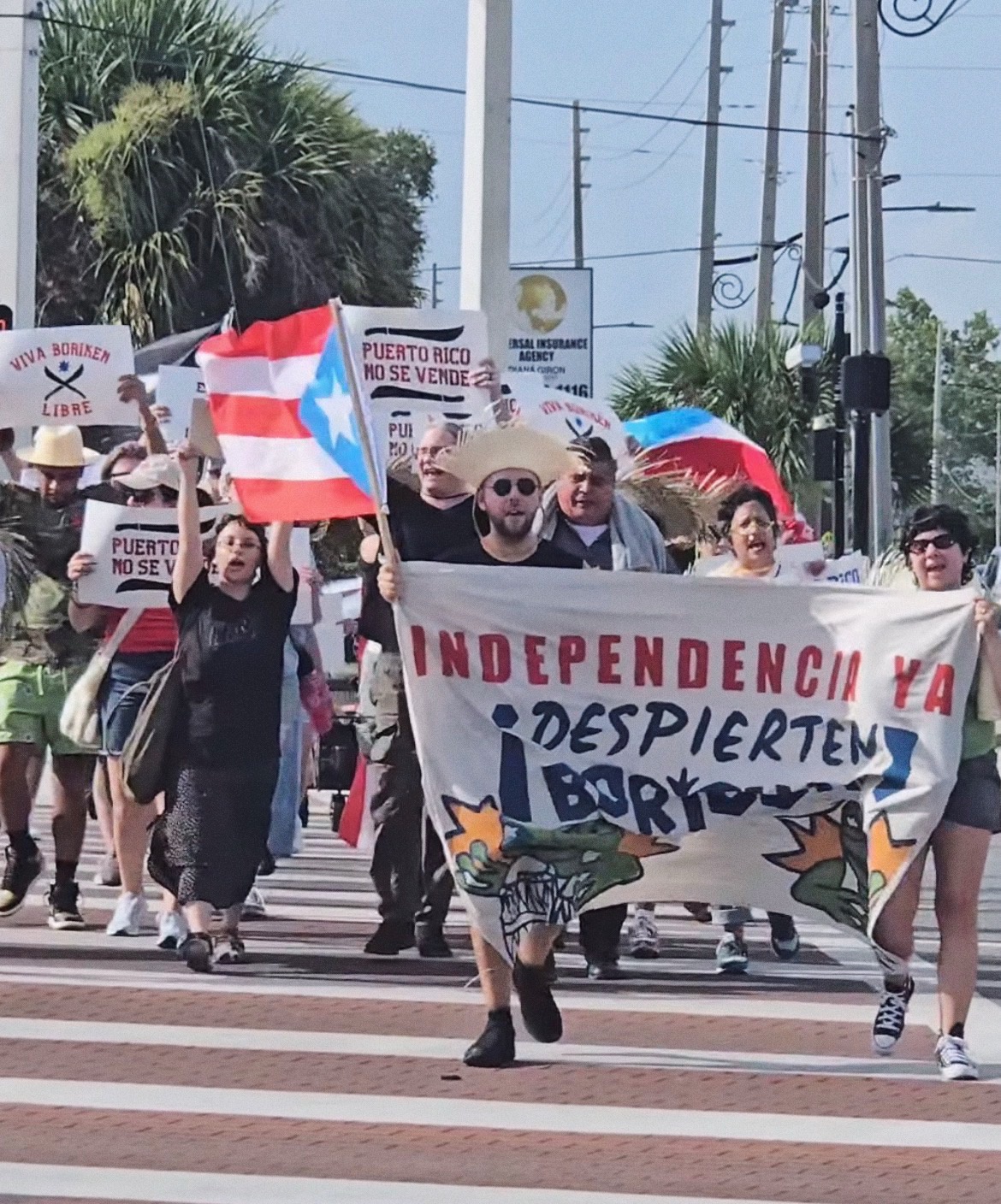March of Puerto Rican independence in Orlando, Florida. | Fight Back! News