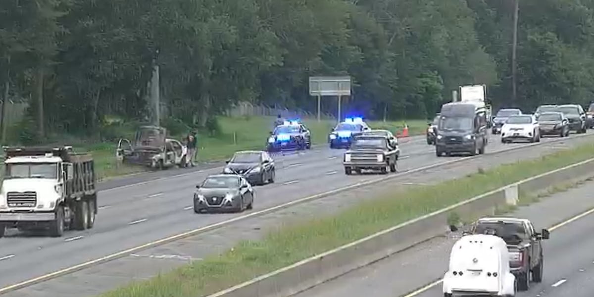 FHP: Traffic snarled on I-10 in Tallahassee after vehicle fire