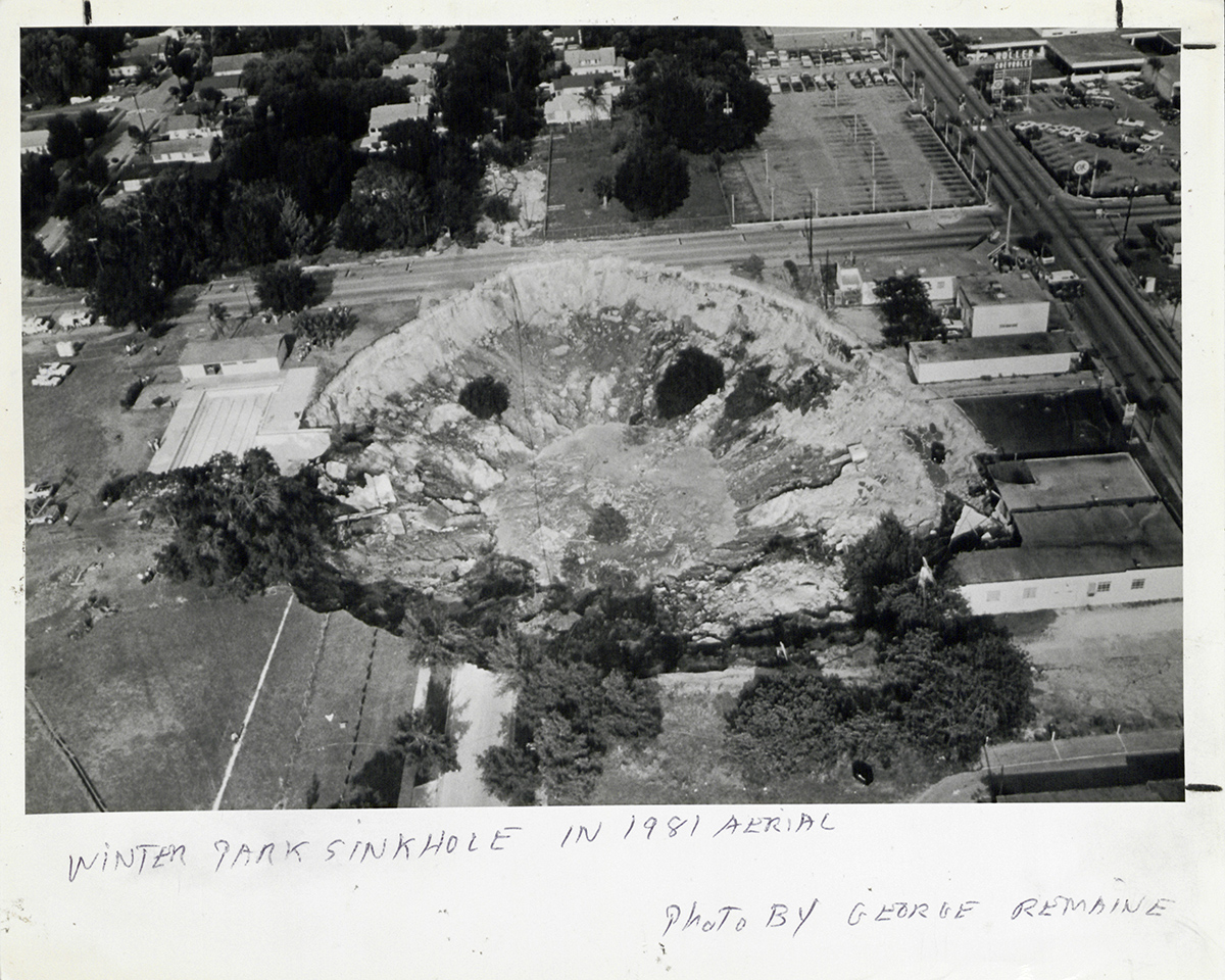 Sinkhole City: The Winter Park Sinkhole Swallows the Internet – Orange County Regional History Center