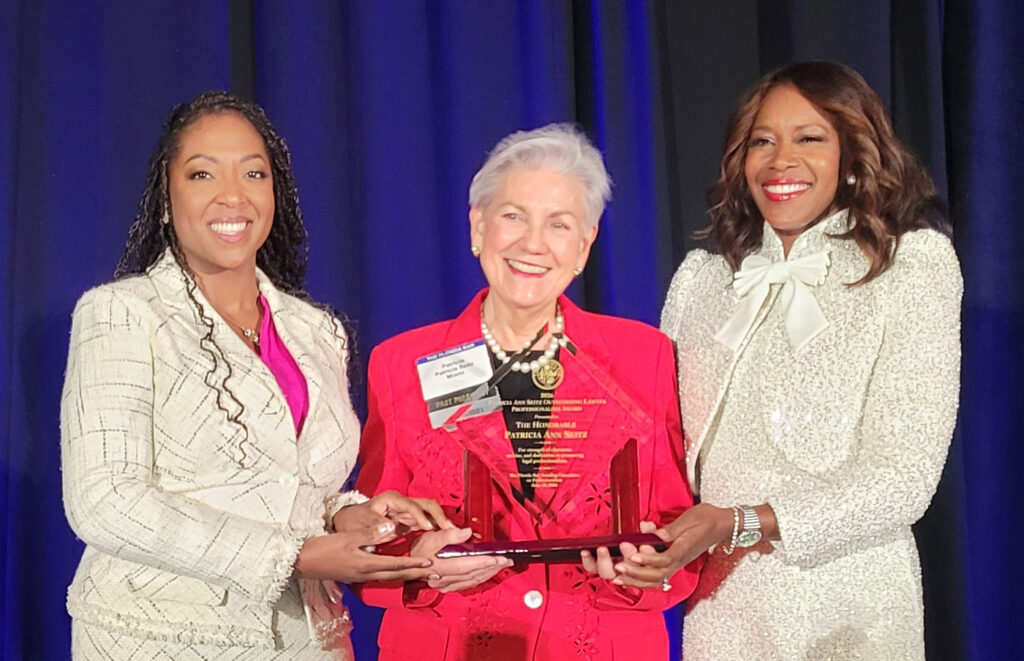 Charise A. Morgan, Judge Patricia Seitz, and Rosalyn Sia Baker-Barnes