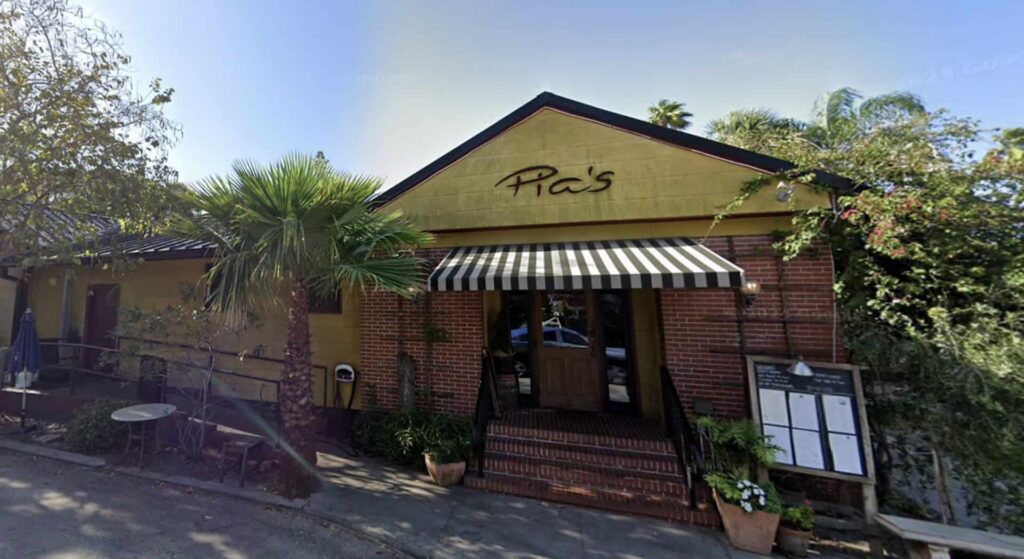 The exterior of a restaurant
