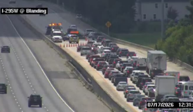 All lanes reopen on I-295 south, ramp from Blanding Blvd.