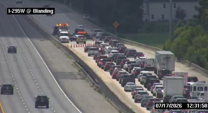 All lanes reopen on I-295 south, ramp from Blanding Blvd.