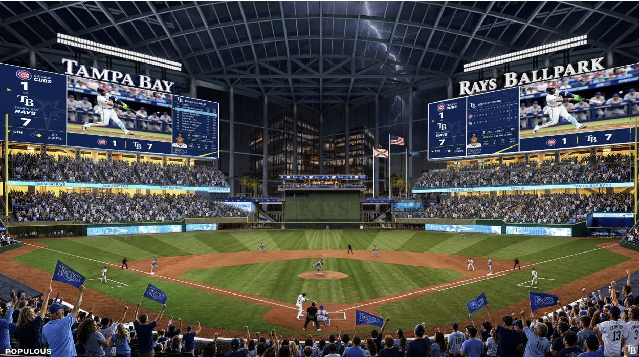 First look at Rays’ proposed Tampa stadium interior