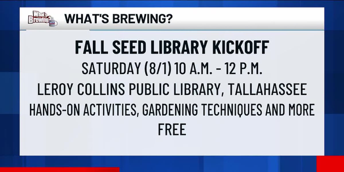 What’s Brewing - Fall Seed Library Kickoff