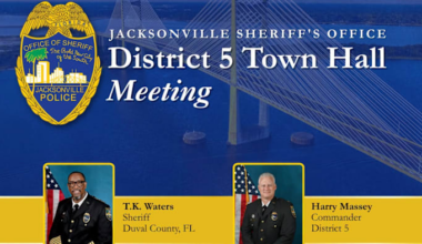 JSO hosting town hall meeting next week for District 5 residents at Trinity Baptist Church