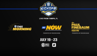 SEC Network set for 50 hours of original studio programming for 2026 SEC Kickoff Presented by Regions Bank, live from Tampa, July 19-23