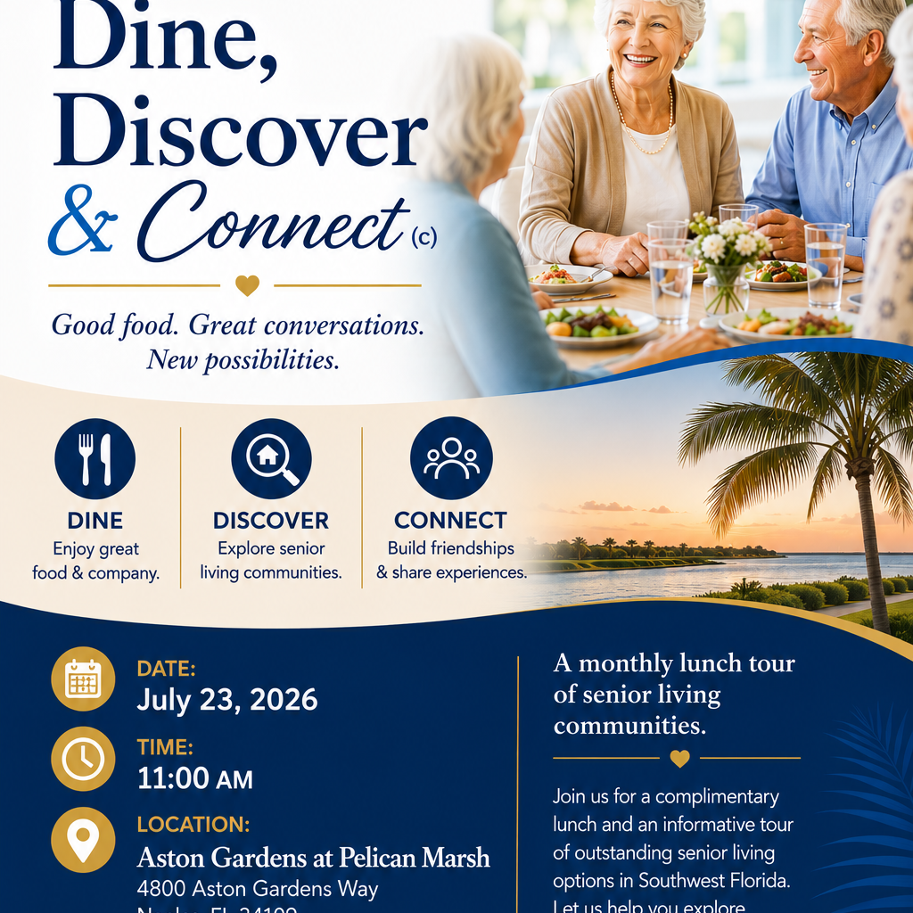 SHS Dine Discover Connect Event Flyer 768x1152