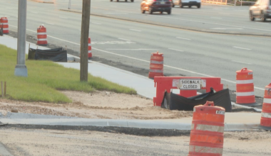 New sidewalks take shape on North Monroe as safety improvements continue