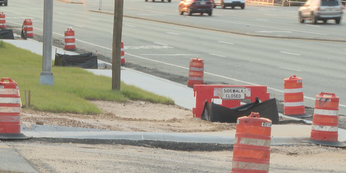 New sidewalks take shape on North Monroe as safety improvements continue