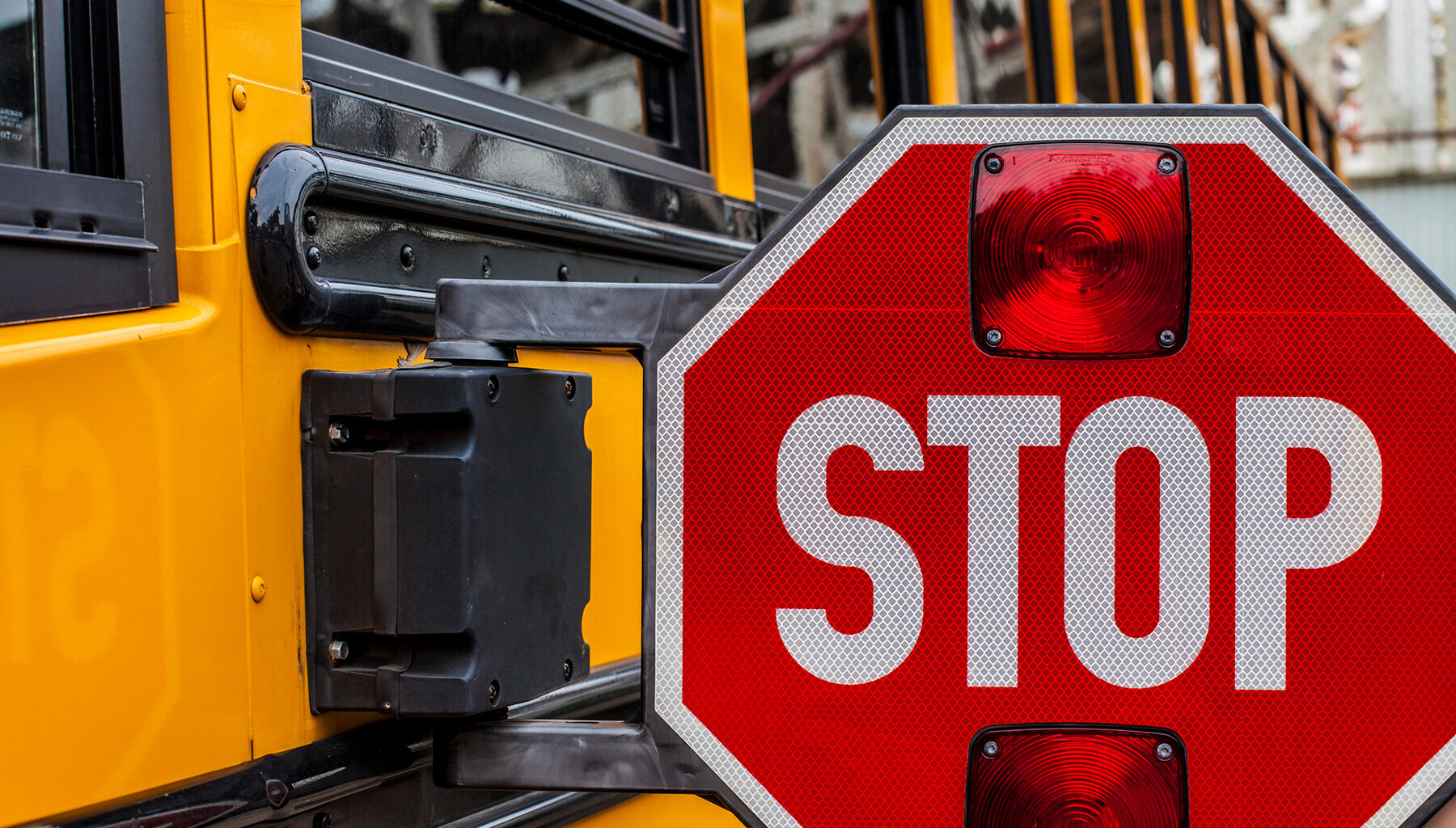School Bus Stop Sign