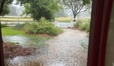 Texas woman watches flooding unfold from Orlando