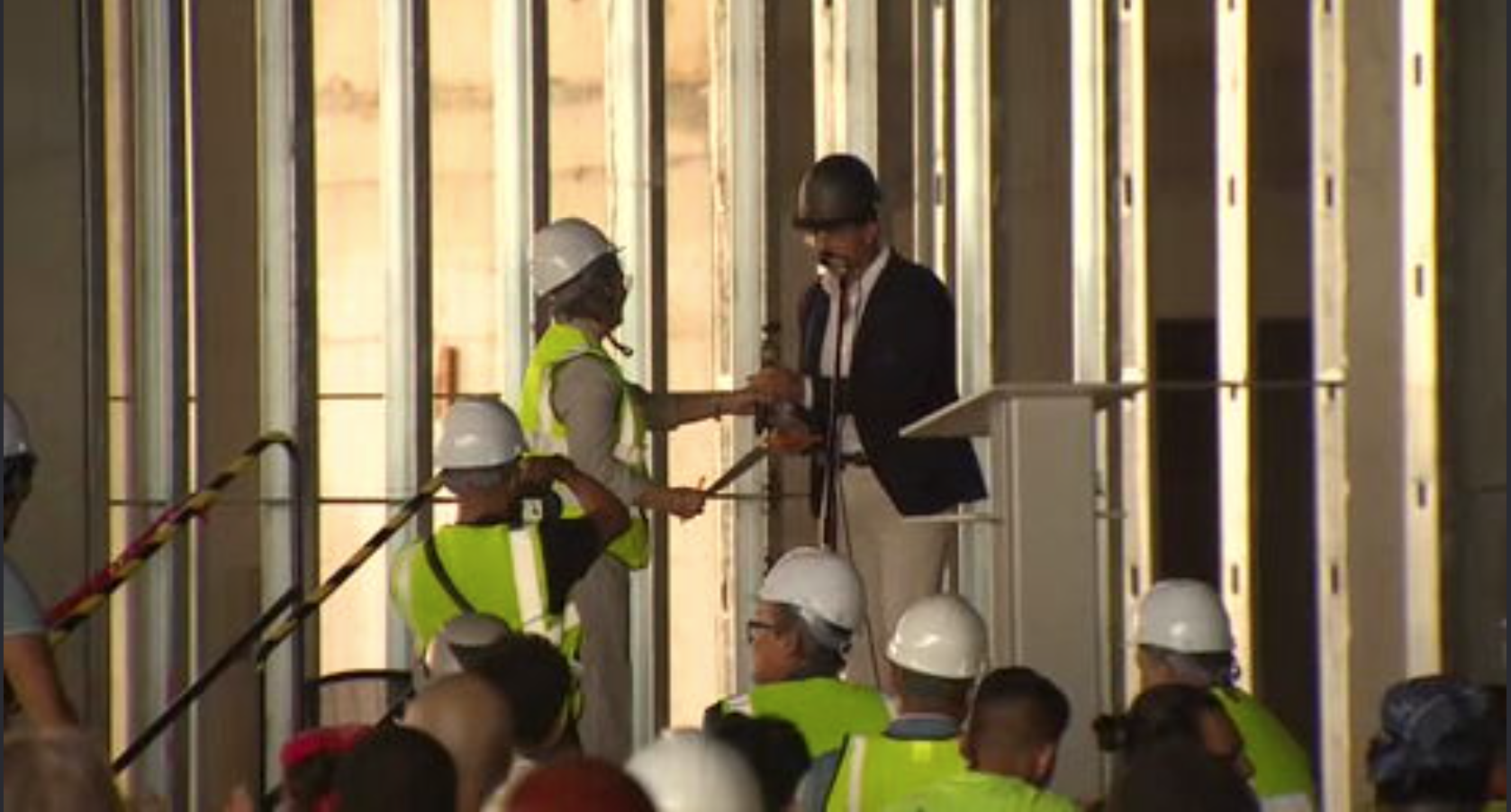 City, county leaders gather on Miami Beach to celebrate luxury hotel construction milestone - WSVN 7News | Miami News, Weather, Sports