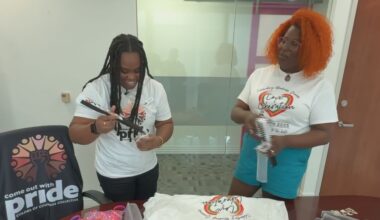 Volunteer bring together Juneteenth & Pride through event
