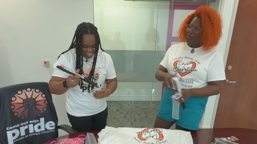 Volunteer bring together Juneteenth & Pride through event
