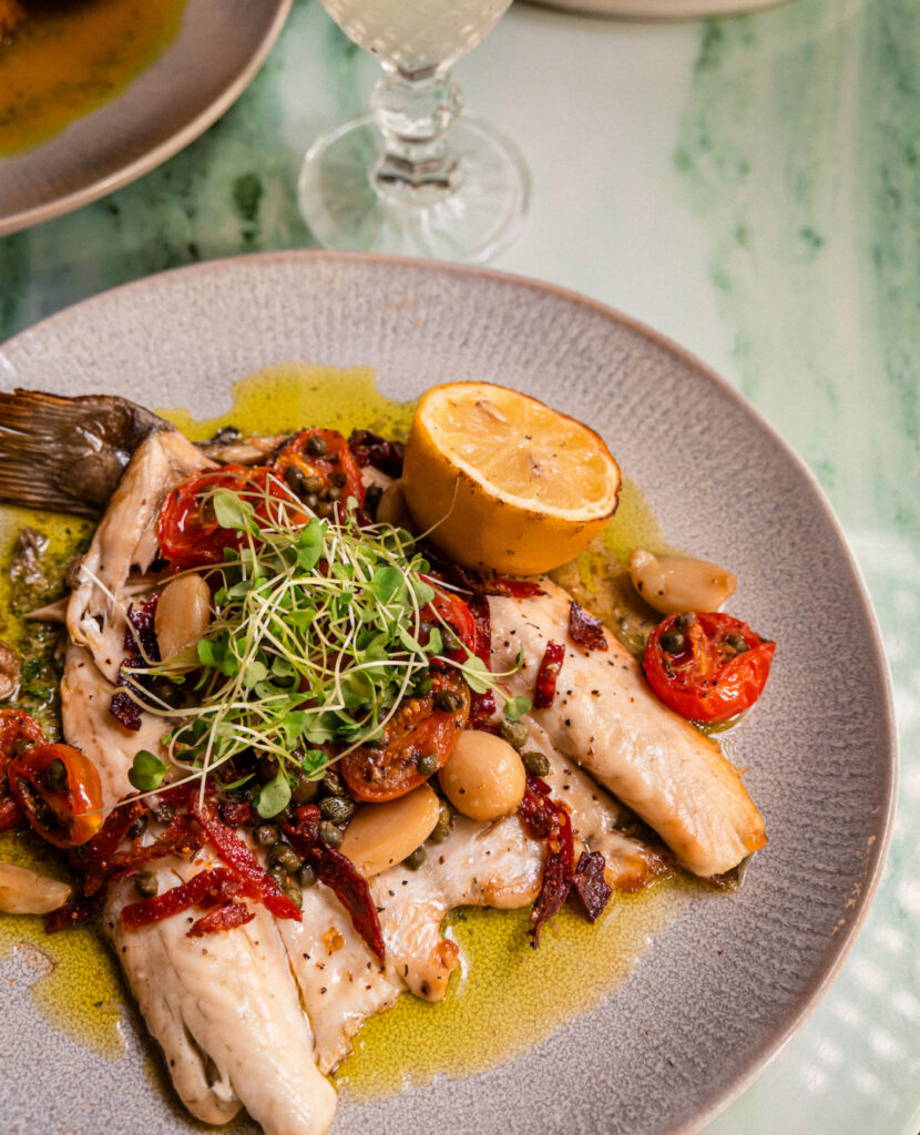 Italian food on a plate