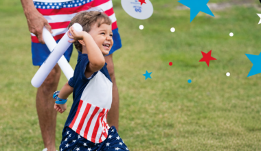 Sunrise stars and stripes fun