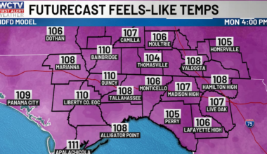 Extreme heat to wrap up July for Tallahassee, the Big Bend and South Georgia 🌡️