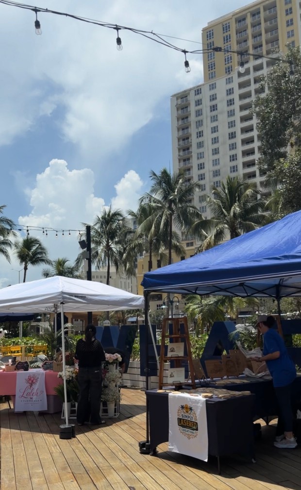 There will also be local vendors at a farmers and craft market with a rotating lineup of local businesses, artisans and makers at the Sundays on the River series at The Wharf Fort Lauderdale. (Breakwater Hospitality Group/Courtesy)