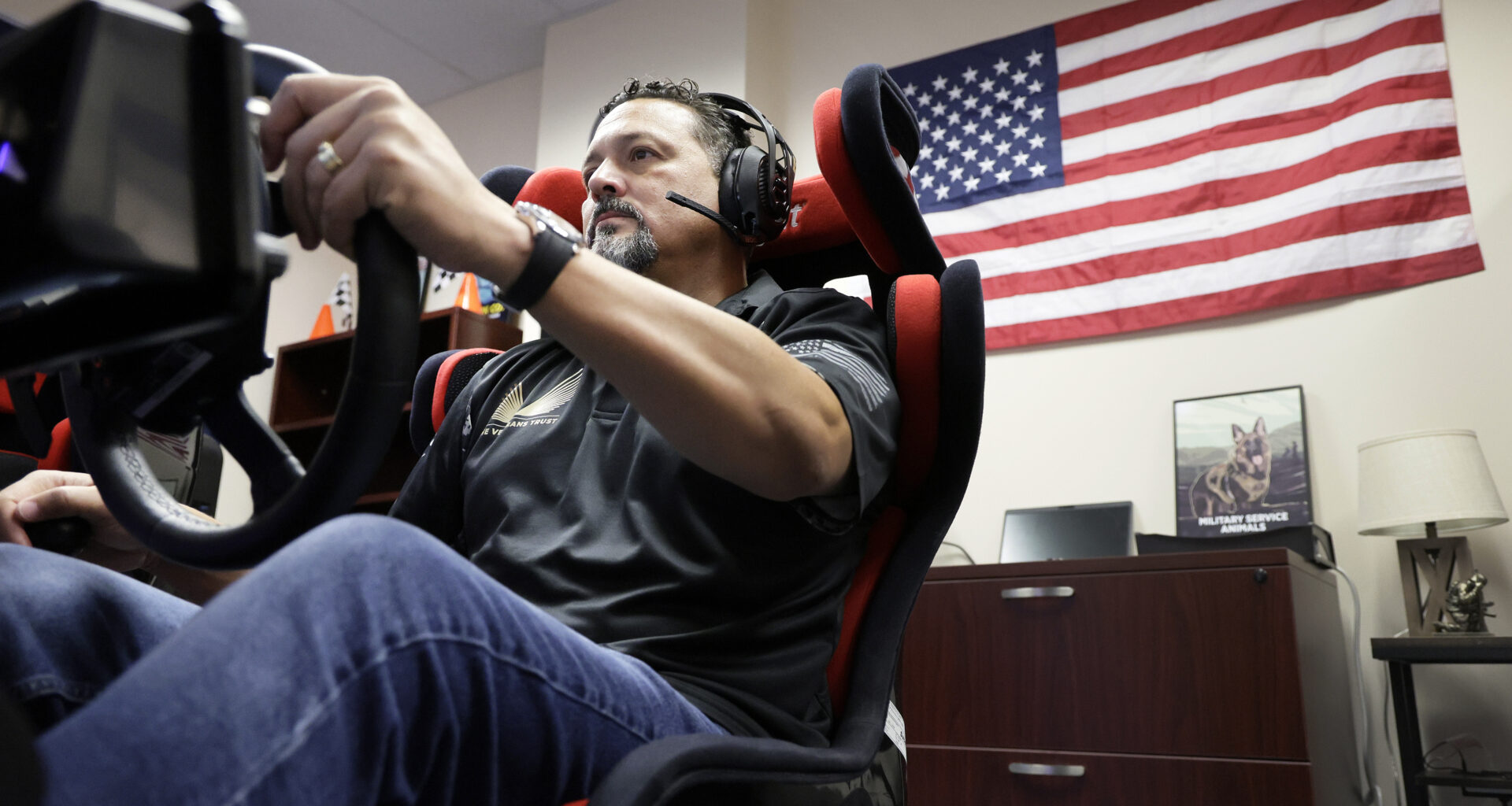 Racing simulators help South Florida veterans with PTSD