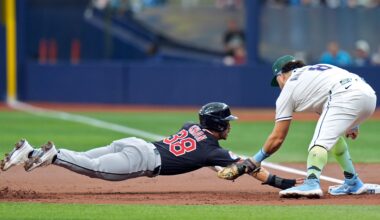 Guardians lose fourth in a row in 3-0 setback to Rays – News-Herald