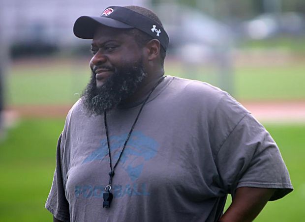 Kissimmee Gateway coach Marlin Roberts has been at his school for 25 years, serving as head coach for the past 17 seasons. (Chris Hays/Orlando Sentinel)