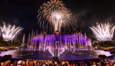 Pictures: Epic Universe debuts nighttime finale fireworks show – Orlando Sentinel