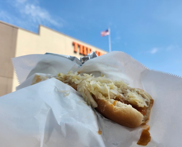 Once in a while, the lure of that jarred onion smell outside the Home Depot cannot be ignored. And when that day comes, a hot dog from Sandy's, located just outside the Oviedo store's exit, I might even have one for breakfast. (Amy Drew Thompson/Orlando Sentinel)