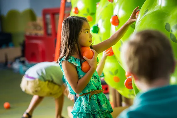 The iconic Orange Grove has been moved and expanded in the new version of KidsTown at Orlando Science Center. (Orlando Science Center handout)- Original Credit: Orlando Science Center - Original Source: Handout