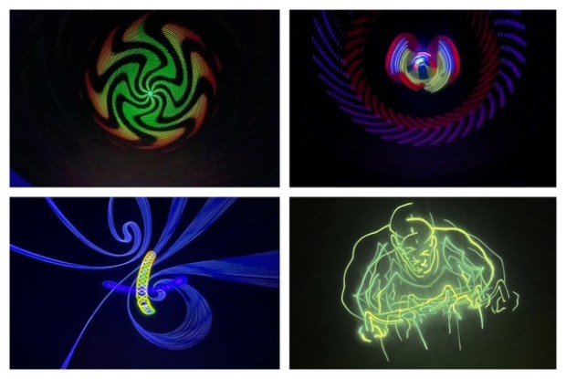 Images from a laser-light show featuring the music of Queen will be shown at Orlando Science Center during Stellar Nights. (Dewayne Bevil/Orlando Sentinel)
