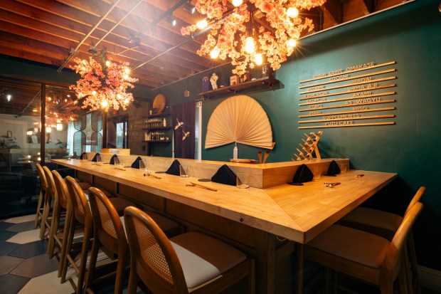 The omakase room at Sushi Saint's downtown/Creative Village location. (Photo courtesy Fernando Delgado)