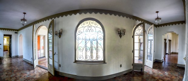 The entry hall in the Merrywood House. (Joe Burbank/Orlando Sentinel)