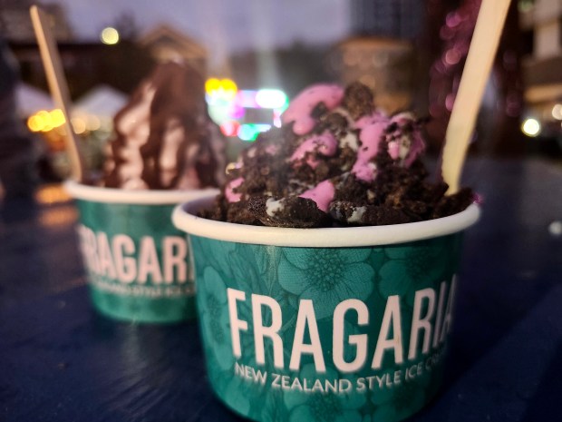 All the treats at Fragaria are entirely plant-based and peanut-free. At press time they were testing out a new sunflower seed-based milk that will eventually have them totally nut-free. (Amy Drew Thompson/Orlando Sentinel)