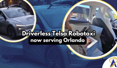 Tesla Robotaxi arriving in Orlando