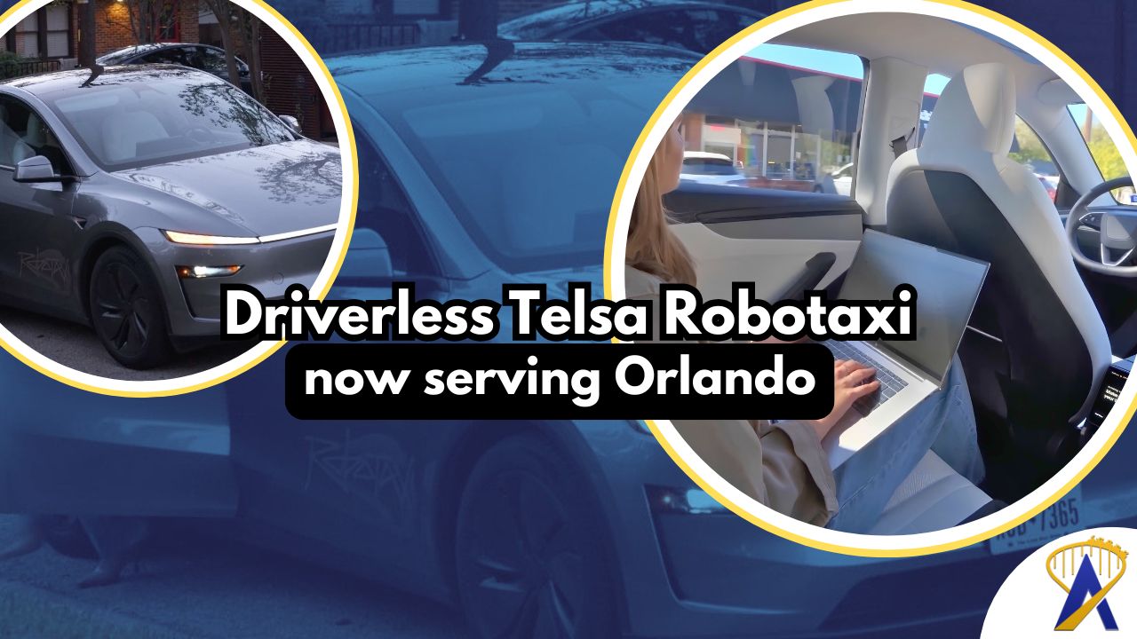 Tesla Robotaxi arriving in Orlando