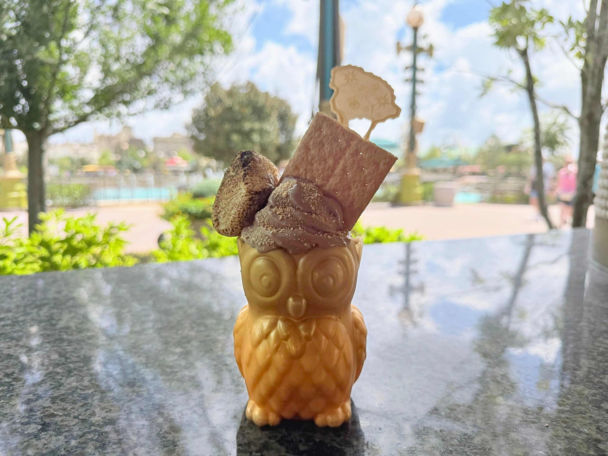 Cool Off for National Ice Cream Day with These Sweet Treats at Universal Orlando Resort | The Main Street Mouse the Frosted Owl at Frosty Moon in Celestial Park at Universal Epic Universe
