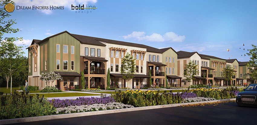 The Ridge at EverRange townhome community The Ridge at EverRange townhome community