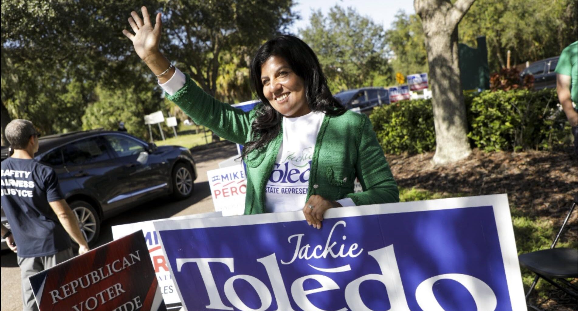 Where is Jackie Toledo? The answer is — or at least was — not in Tampa