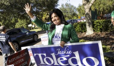 Where is Jackie Toledo? The answer is — or at least was — not in Tampa