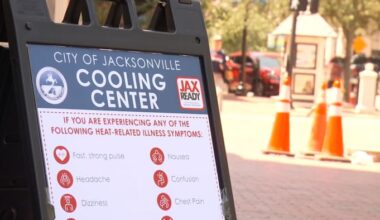 3rd straight day with heat advisory triggers opening of Jacksonville cooling centers