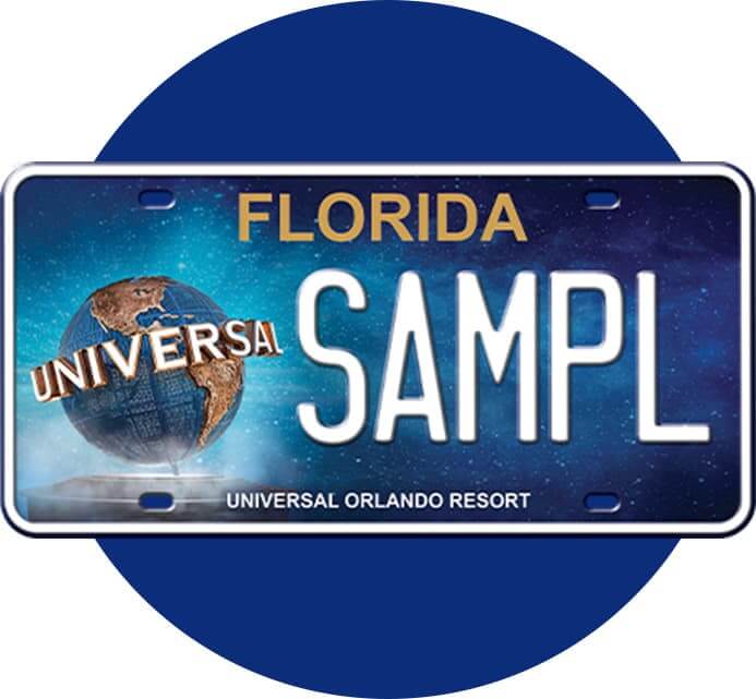 Universal Orlando Resort specialty license plate
