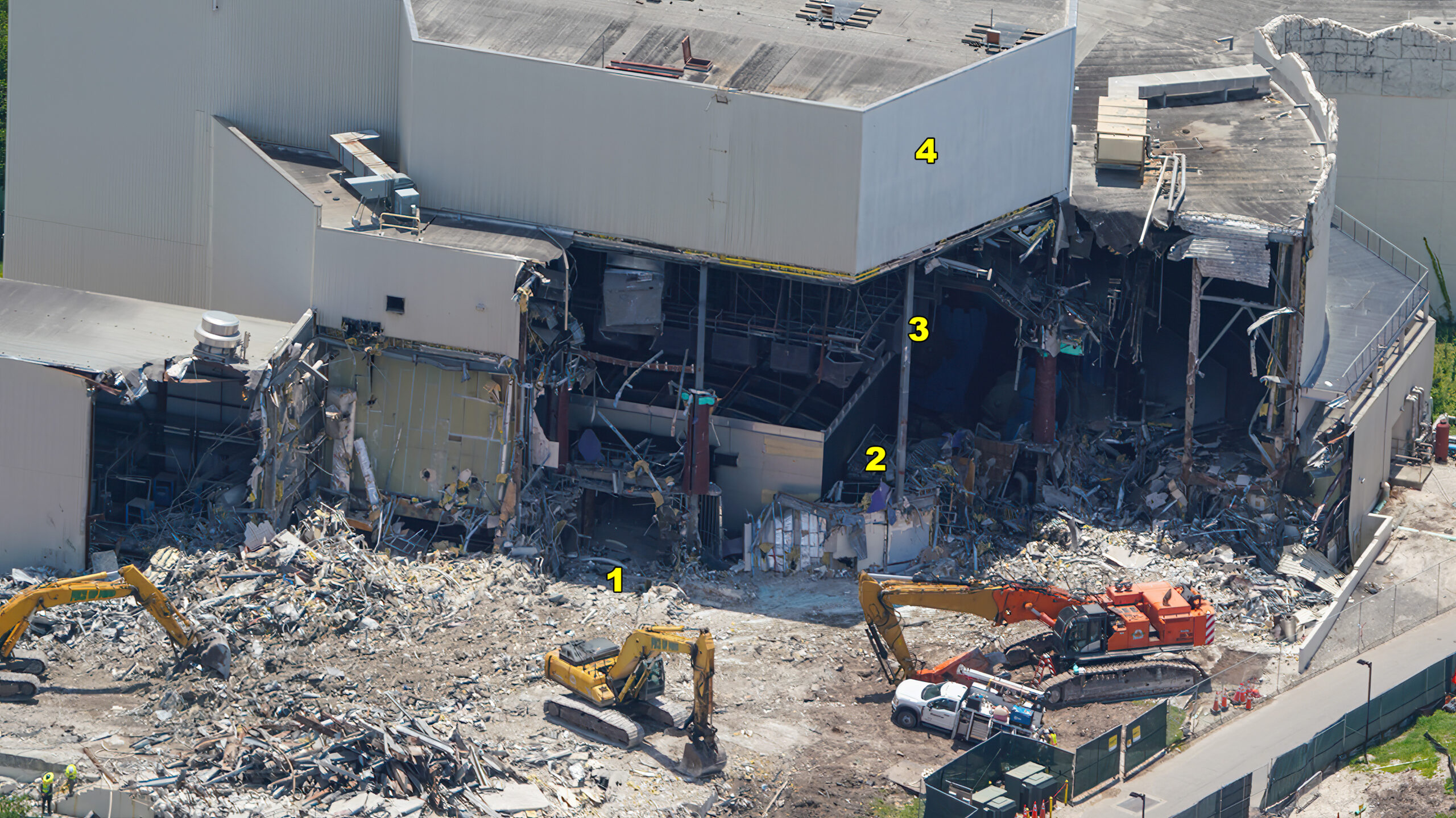 New aerial photos provide a rare look inside Poseidon’s Fury, making this perhaps one of our last looks at the former attraction before it's lost forever.